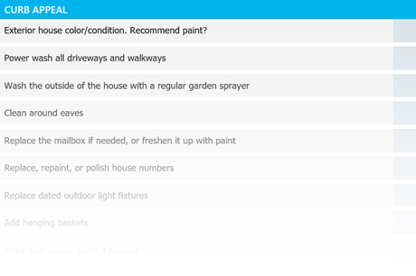 curb appeal checklist