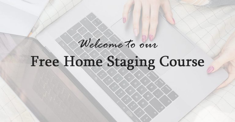 free home staging course online