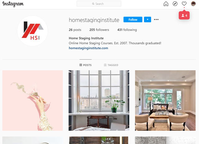 home staging on instagram