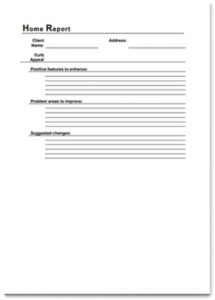 home staging report