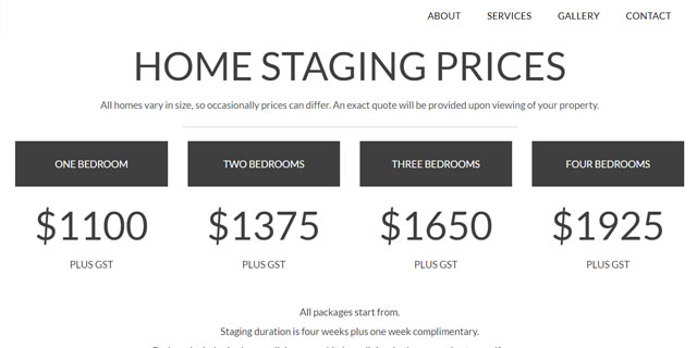 home staging services