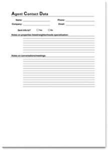 realtor agent contact form