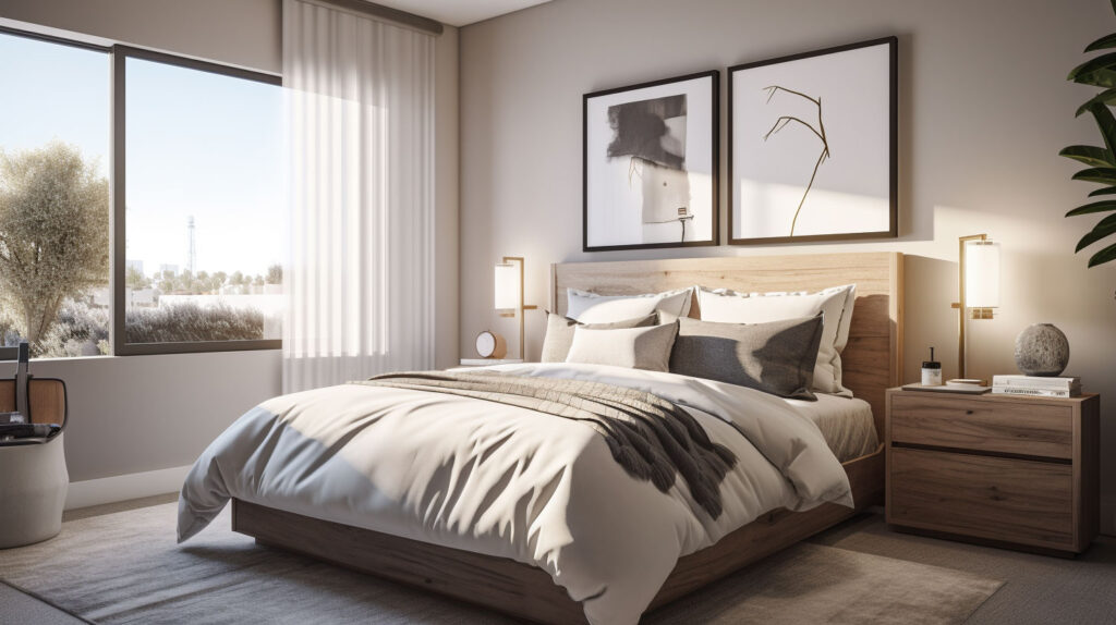 tips for staging a bed