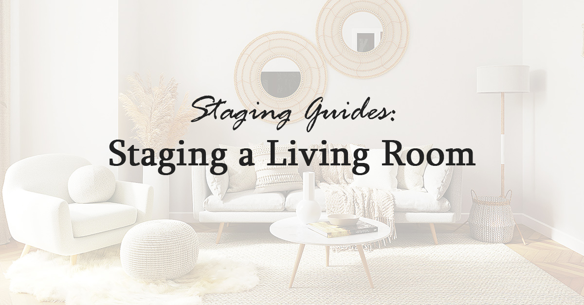 staging a living room